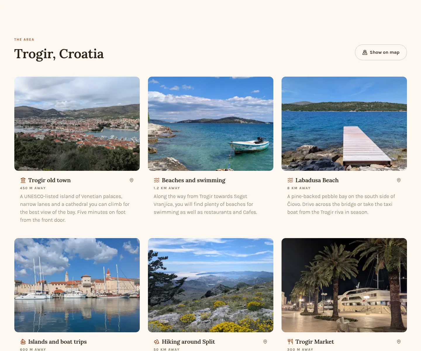Tips for trips around Trogir with photos